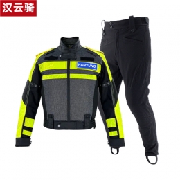 秋冬反光丝铁骑服骑行服HYQC3004